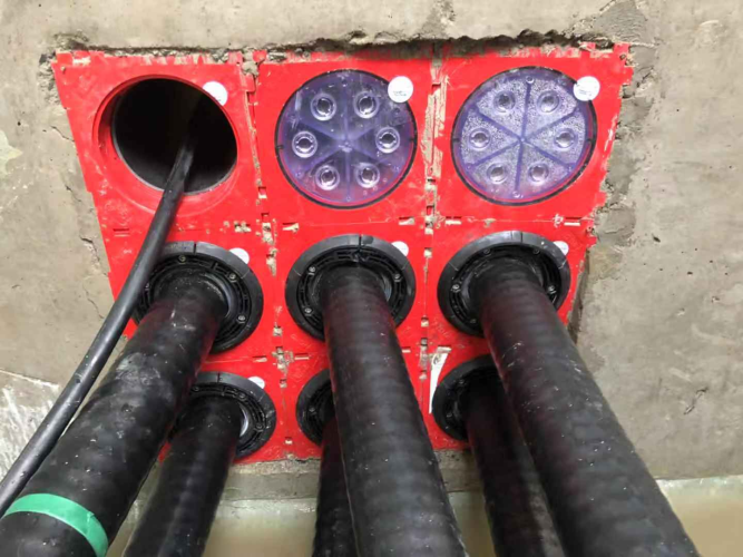 Cable seal in Suzhou Metro Line3 110kv main substation projec Cable seal in Suzhou Metro Line3 110kv main substation projec